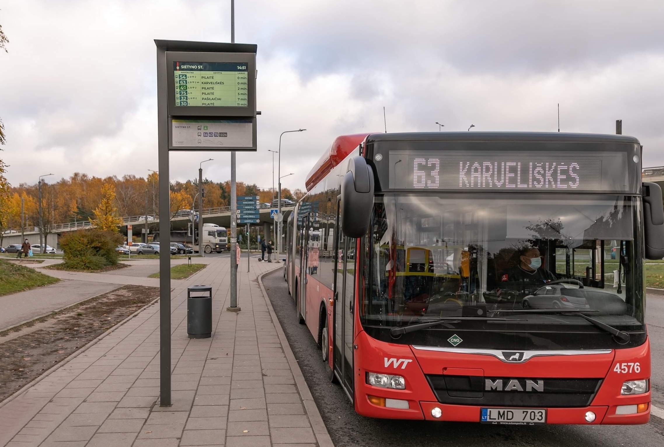 Artėjant Vėlinėms viešasis transportas Vilniuje kursuos dažniau