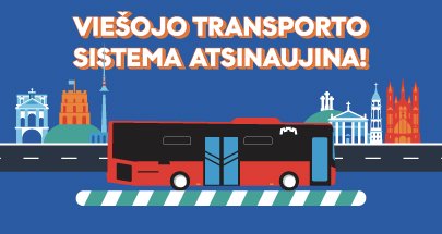 Nauja viešojo transporto sistema – viskas, ką reikia žinoti