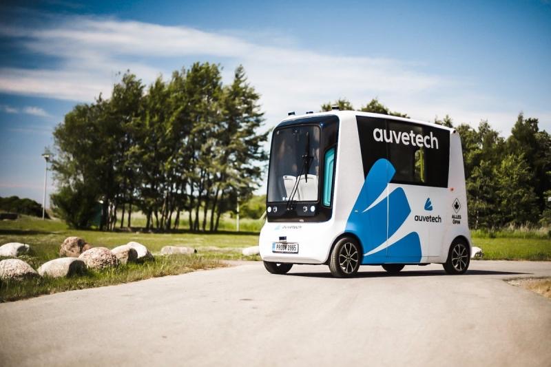 Į Vilnių atvyko autonominis viešojo transporto autobusas 