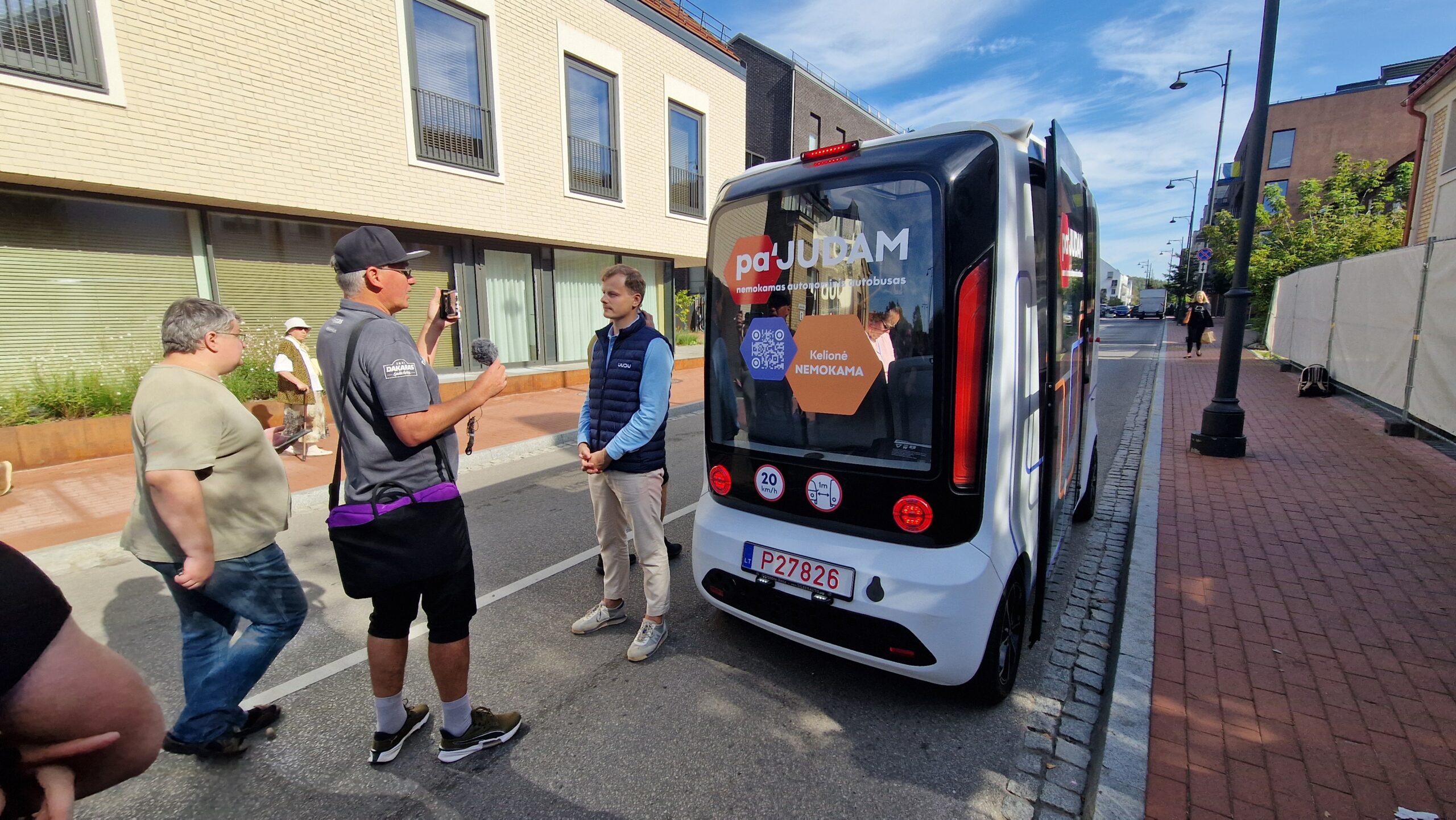 Autonominio autobuso testavimas Vilniuje tęsiamas atnaujintu maršrutu