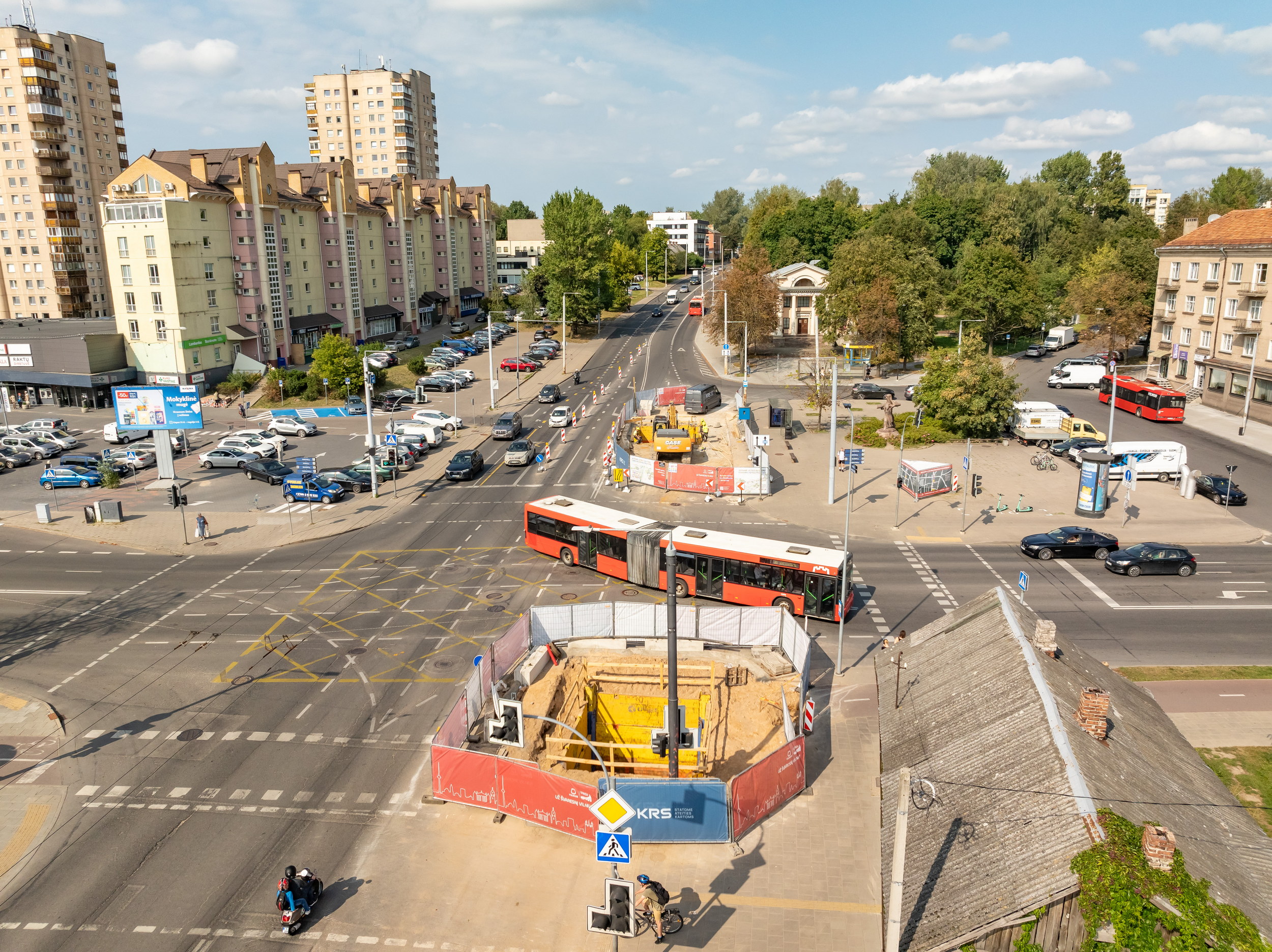 Spalio pabaigoje viešojo transporto maršrutų pokyčiai dėl gatvių rekonstrukcijos darbų