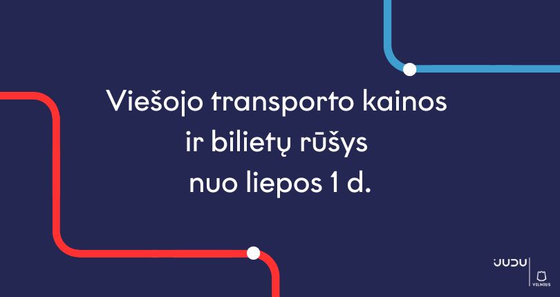 Viešojo transporto bilietų kainos ir rūšys nuo liepos 1 d.