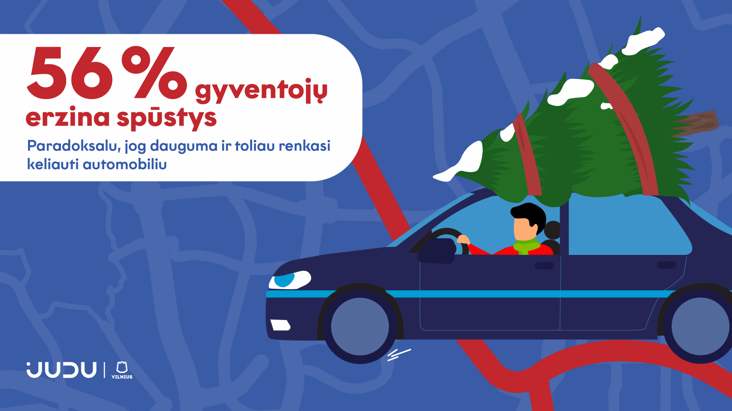 Nepaisant erzinančių spūsčių, vis dar renkamės automobilį: kodėl?