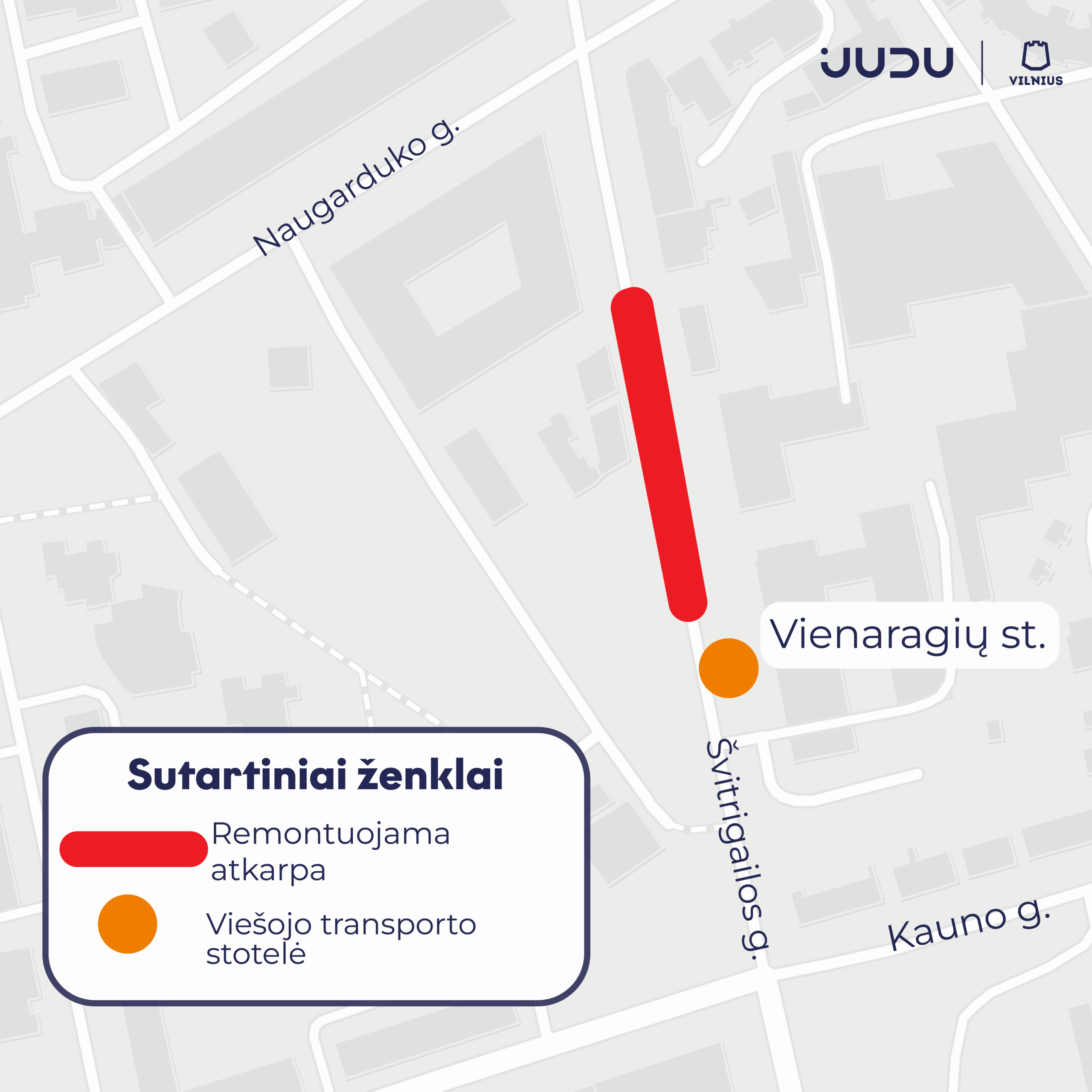 Dėl avarinių vandentiekio remonto darbų Švitrigailos gatvėje laikinai keičiasi eismo organizavimas