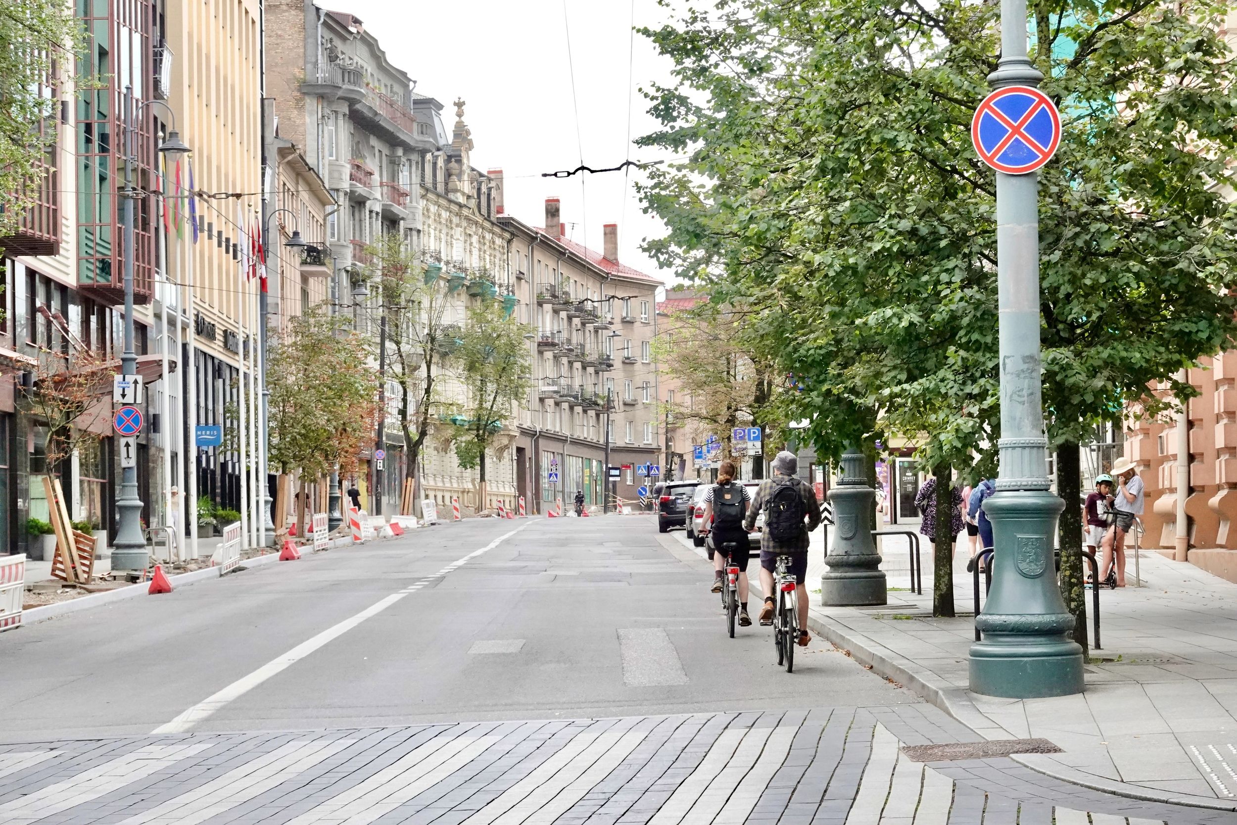 Jogailos gatvės kapitalinis remontas: naujas dviračių takas ir išsaugotas istorinis gatvės charakteris