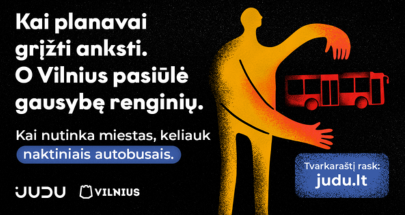 Kai nutinka miestas, keliauk naktiniais autobusais 