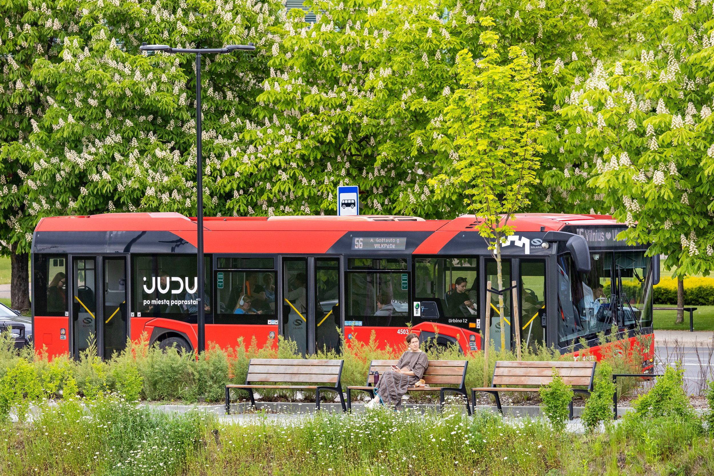 Vilniuje toliau plečiamas viešojo transporto tinklas: atsiras trys naujos stotelės